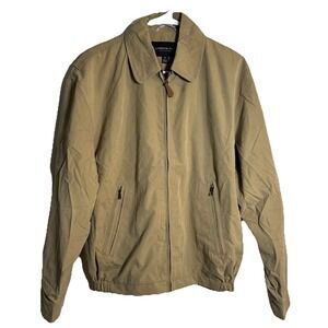 NWT London Fog Men's Auburn Zip-Front Light Weight Camel Golf‎ Jacket Size Small